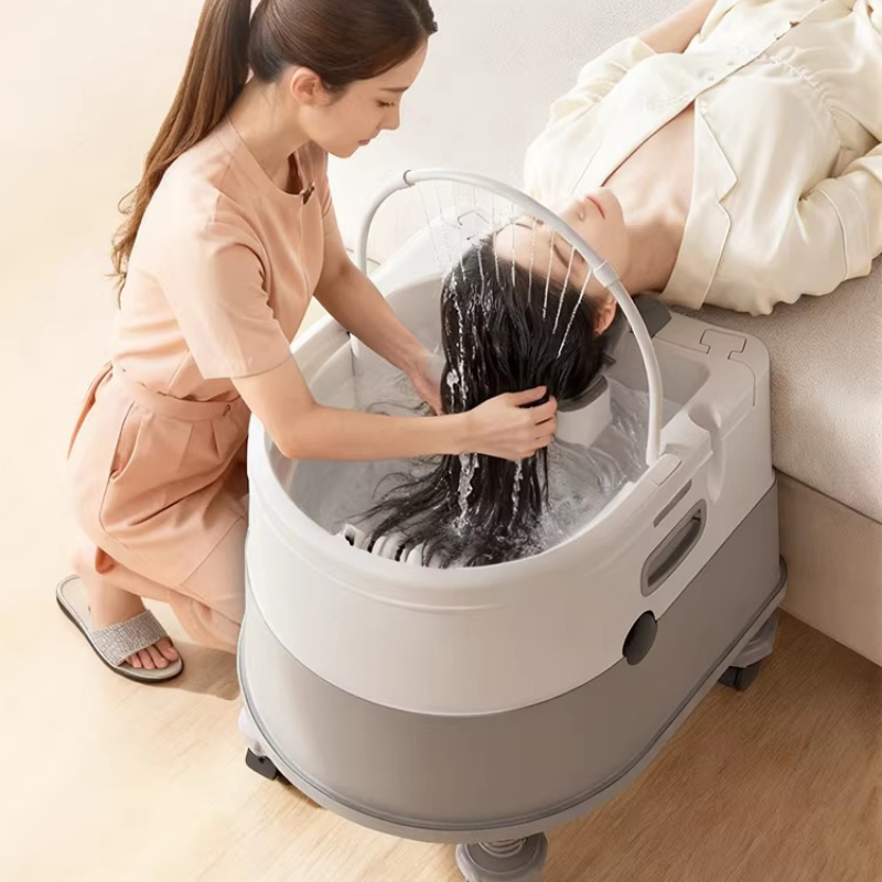 Hair Care Hospital - Bassin de lavage capillaire portable, plateau