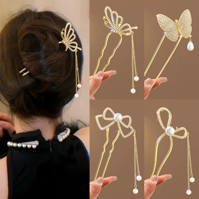 Hair Care Ingredients - Style Antique perle strass haut de