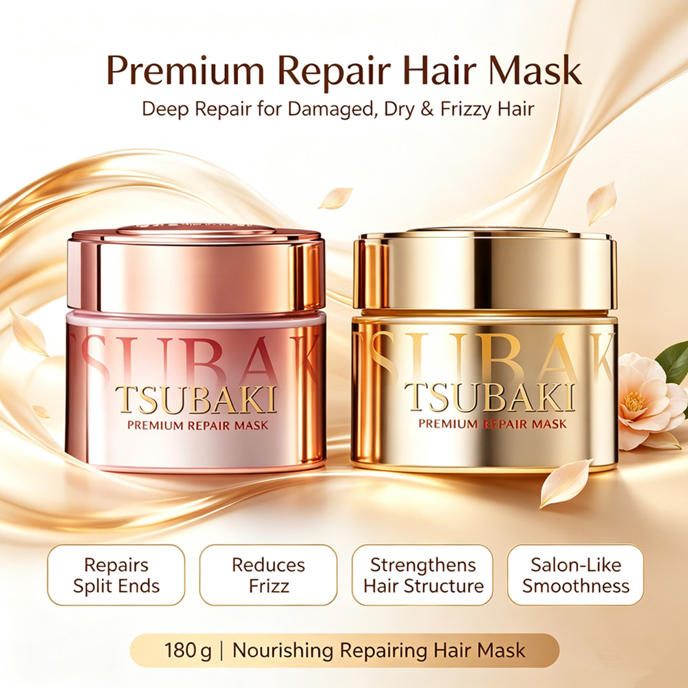 Hair Care Tsubaki - Masque réparateur premium TSUBAKI, réparation profonde