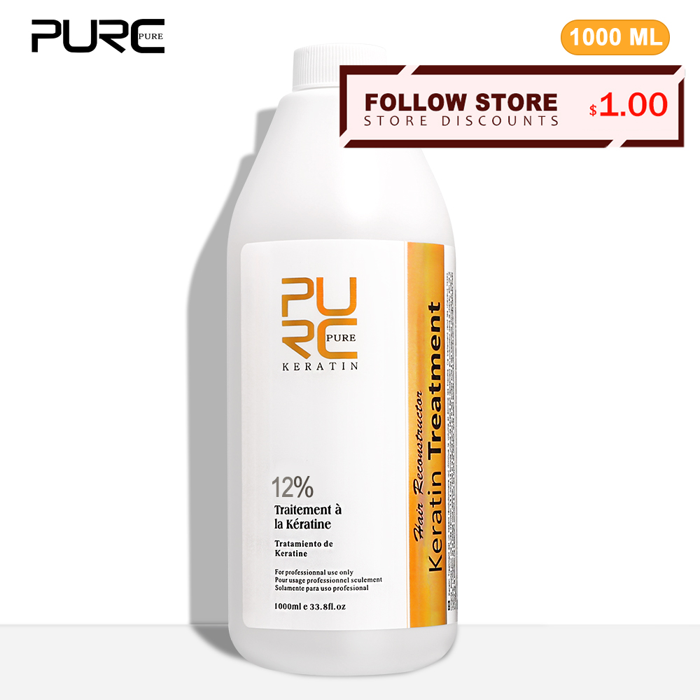 Hair Care Keratin - PURC 12% kératine lissante traitement des