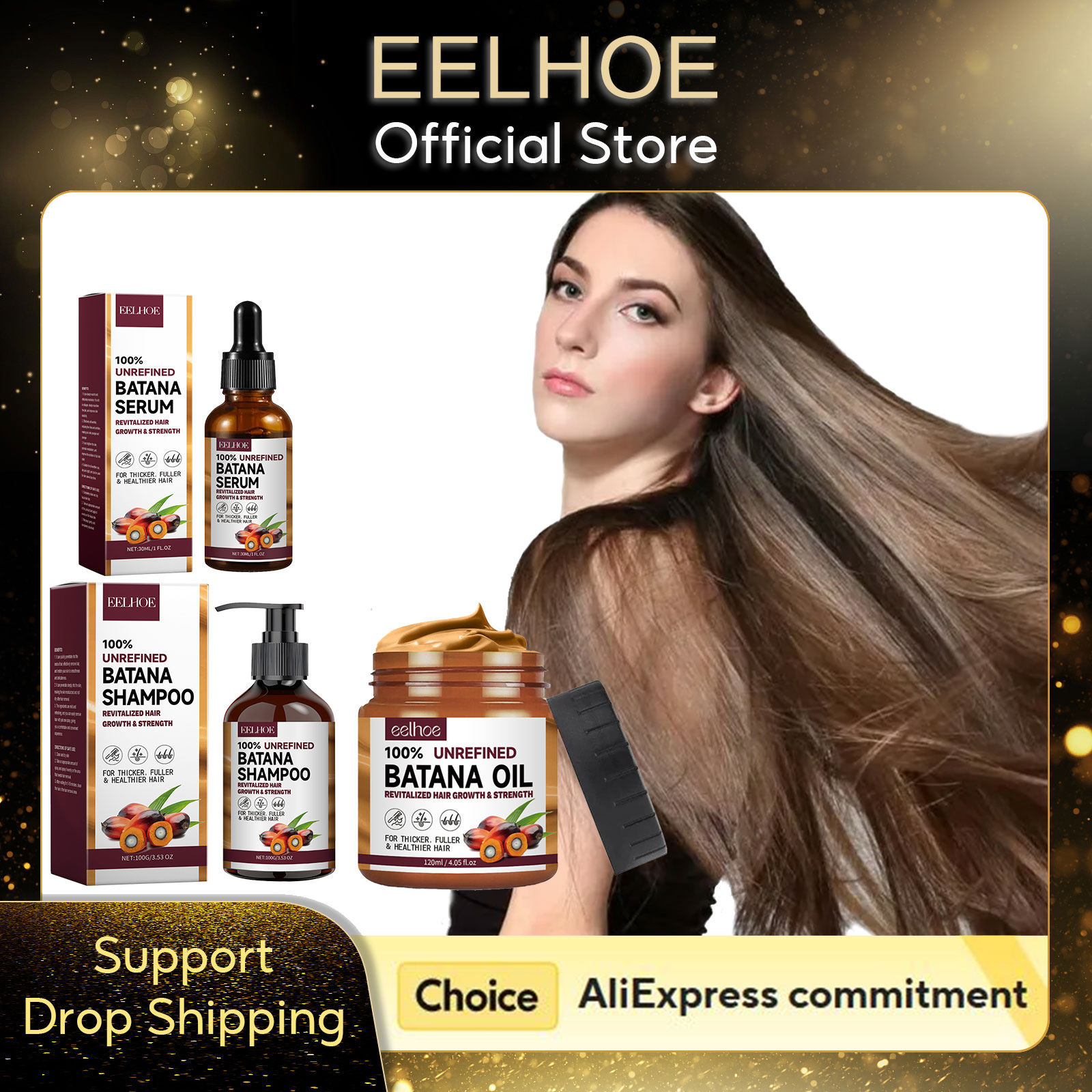 Hair Care Keratin - EELHOE huile de Batana naturelle hydratant