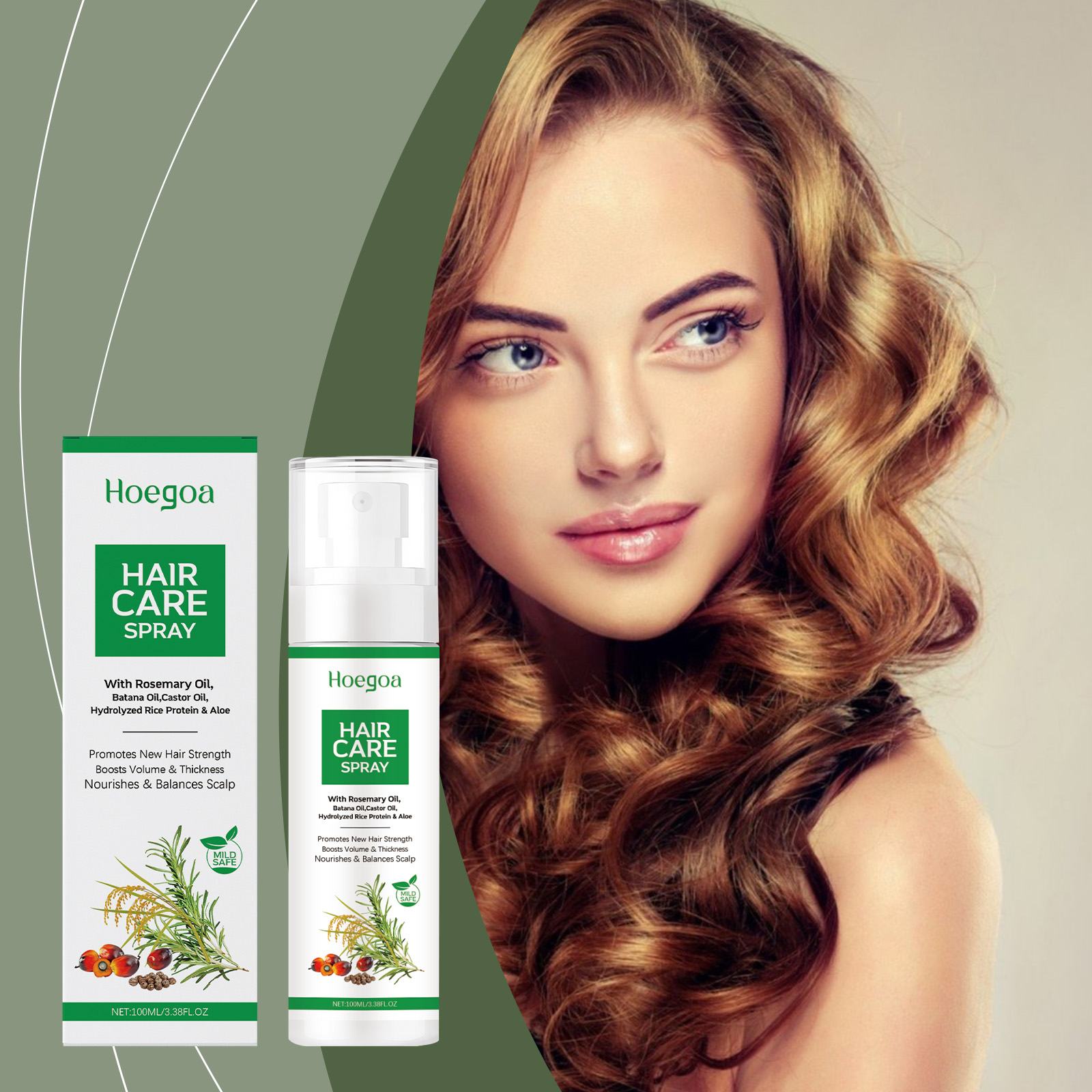 Hair Care Essence - Spray d'essence Hoegoa pour le soin