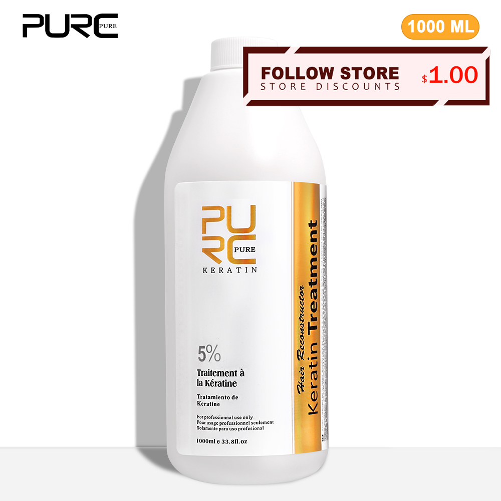 Hair Care Keratin - PURC-Traitement Lissant pour Éliminer les Frisottis