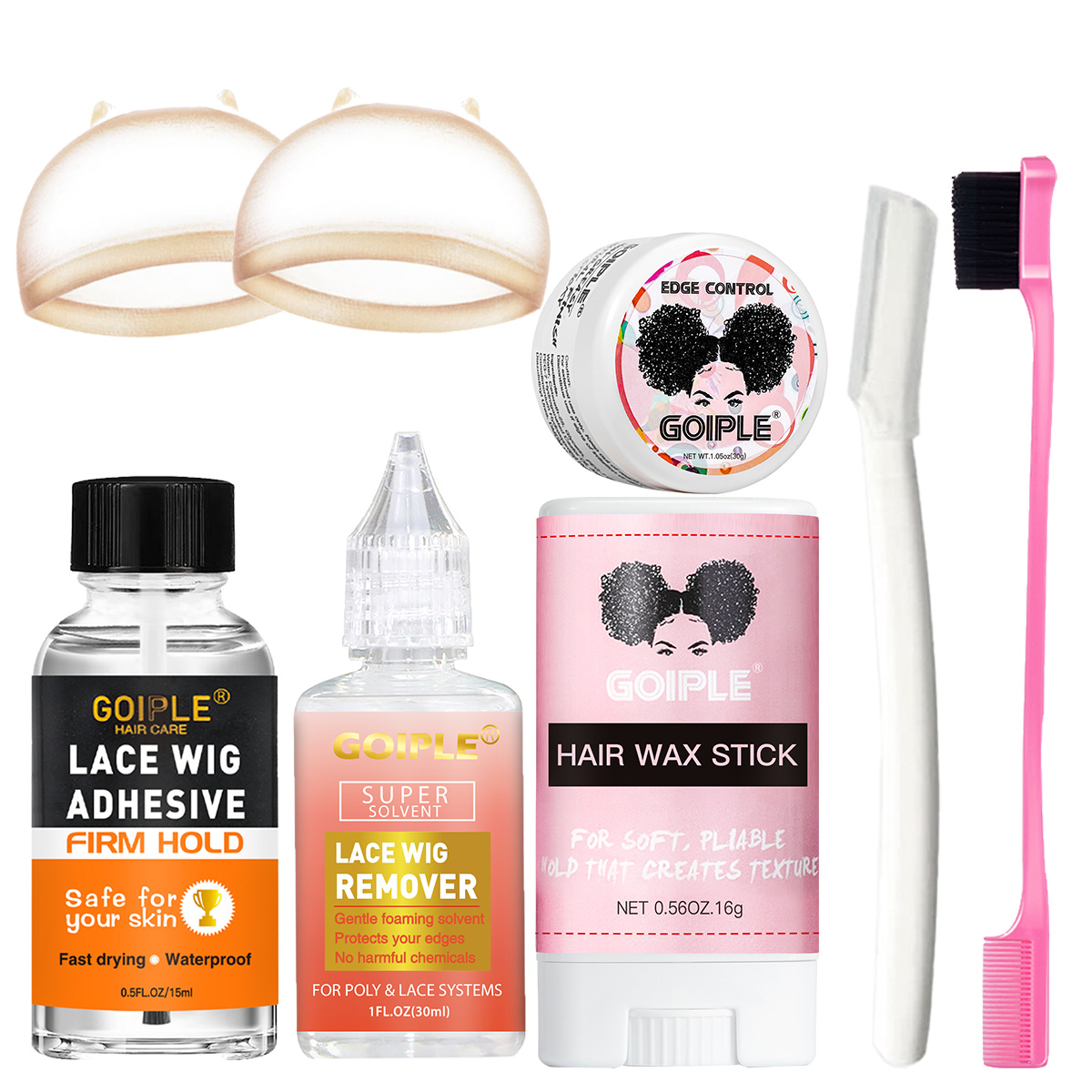 Edge Control Gel - GOIPLE Adhésif pour perruques en dentelle,