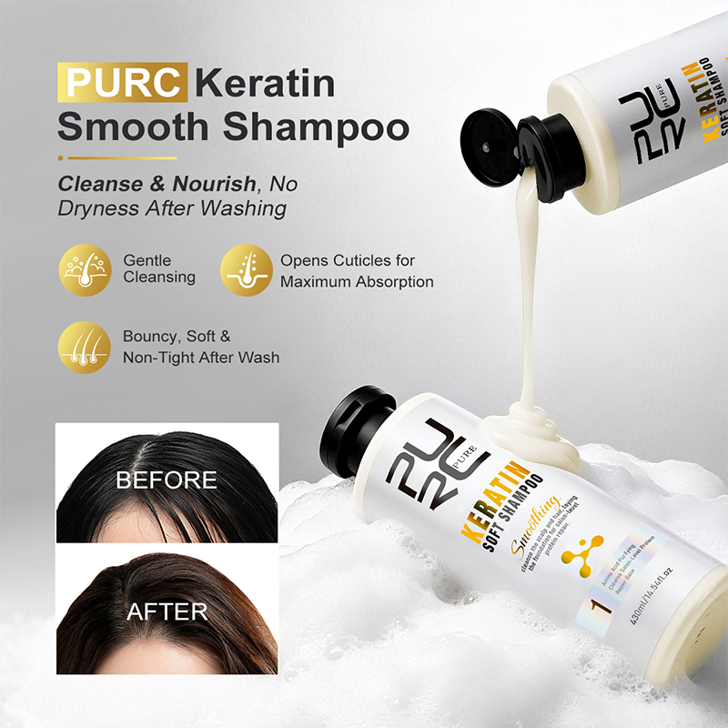 Kit de soin capillaire PURC à  - Hair Care Keratin avis et prix