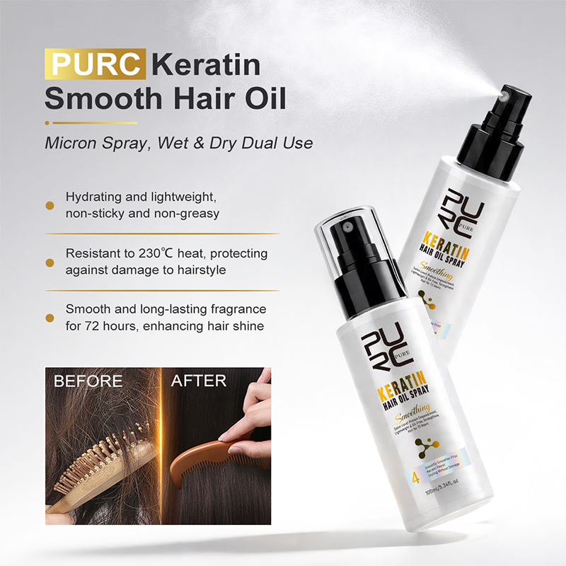 Kit de soin capillaire PURC à  - Hair Care Keratin avis et prix
