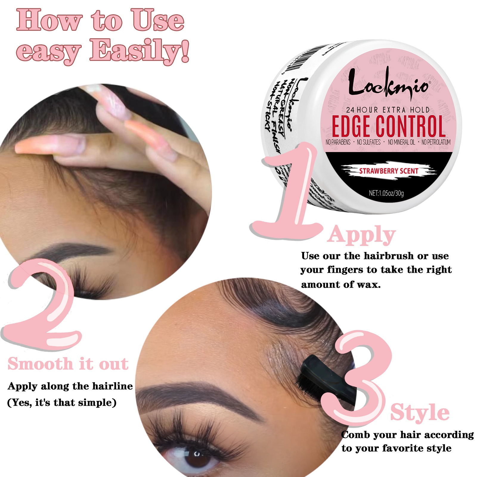 Gel de finition anti-frisottis - Edge Control Gel avis et prix
